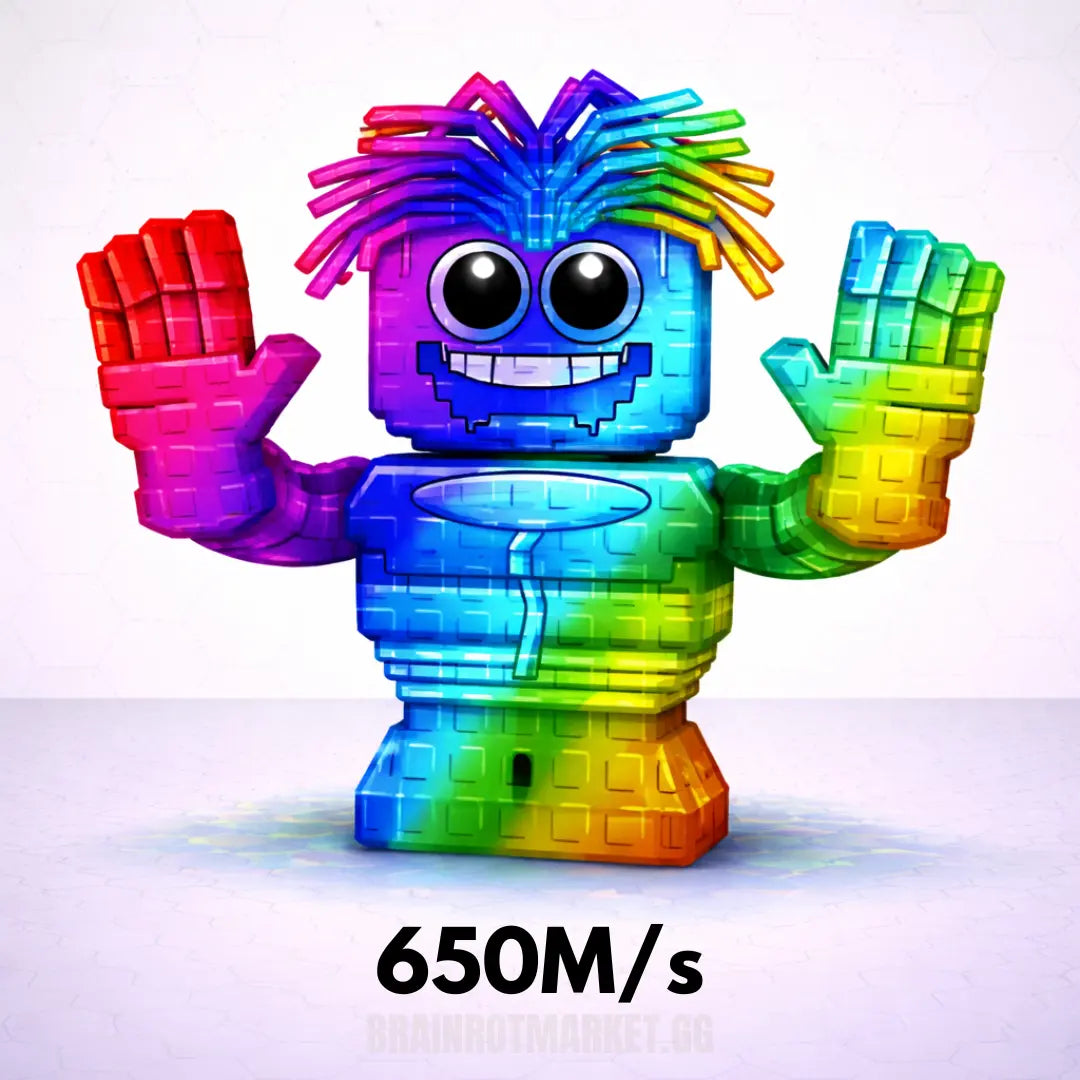 Rainbow Spaghetti Tualetti Brainrot Market