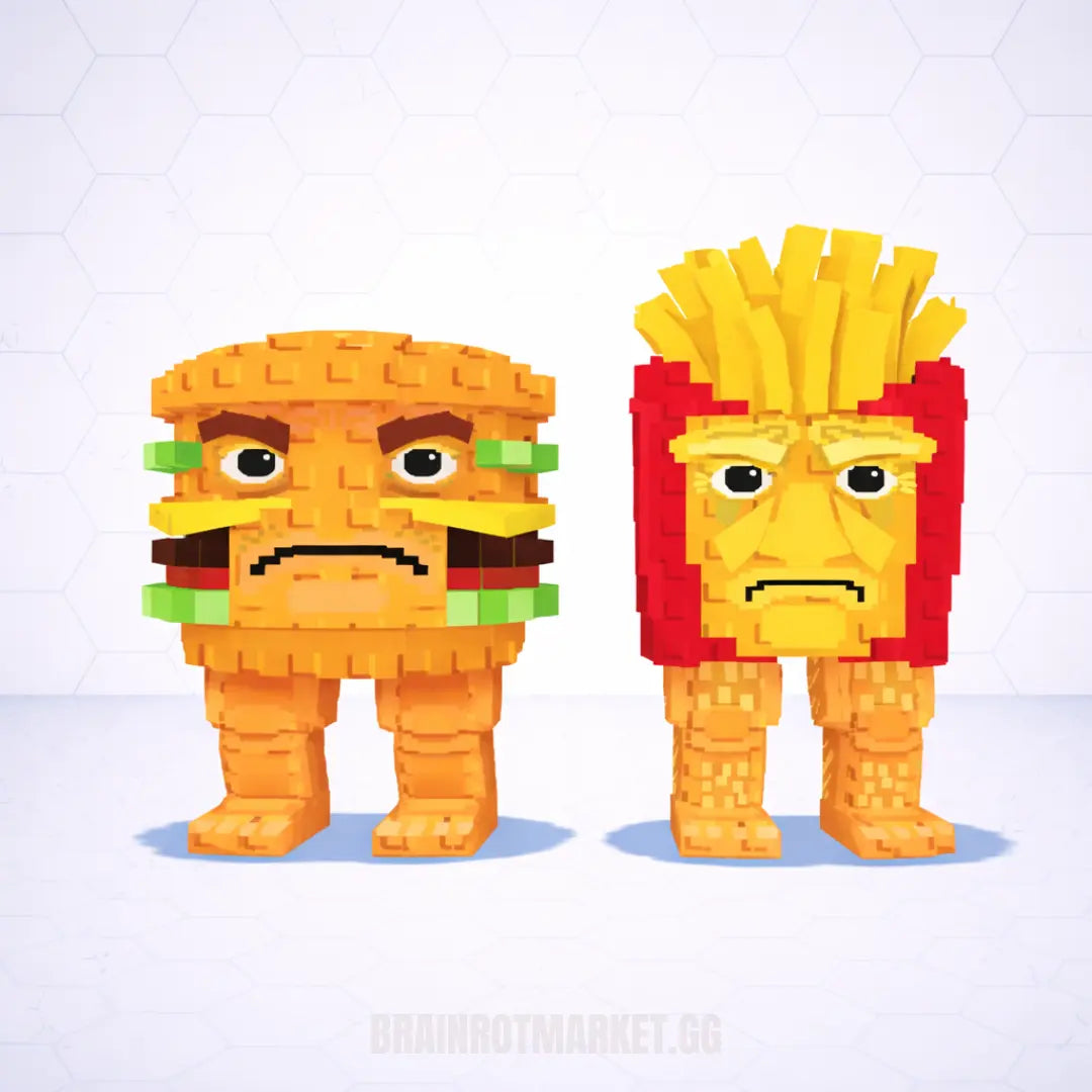 Burguro and Fryuro 150M/s Brainrot Market